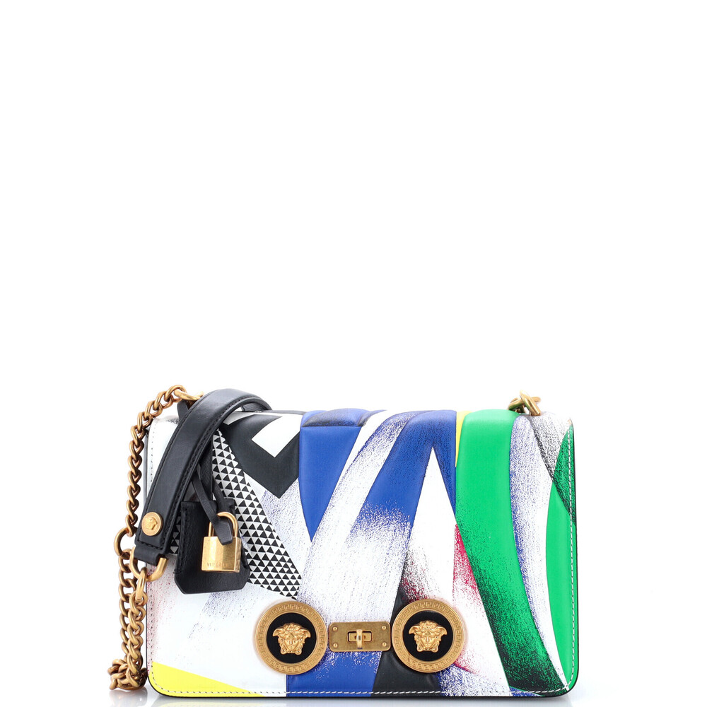 Versace Medium Medusa Padlock Icon Flap Bag